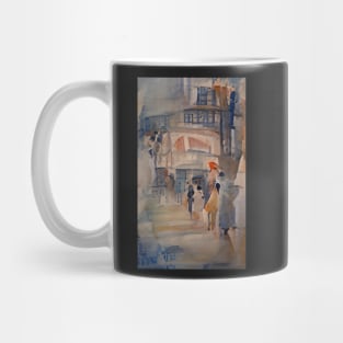 Watercolor Street Art Mug